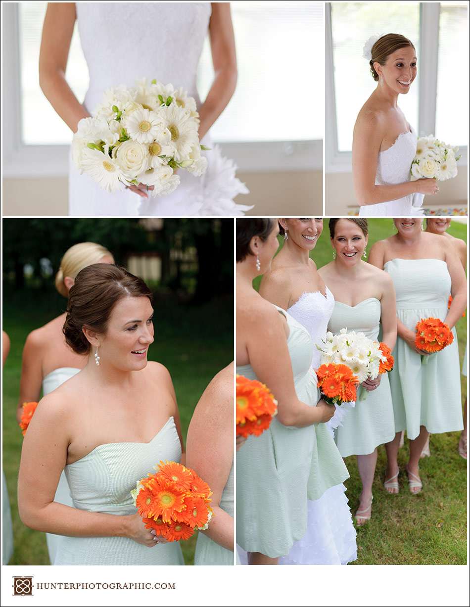 Cotton searsucker wedding dresses