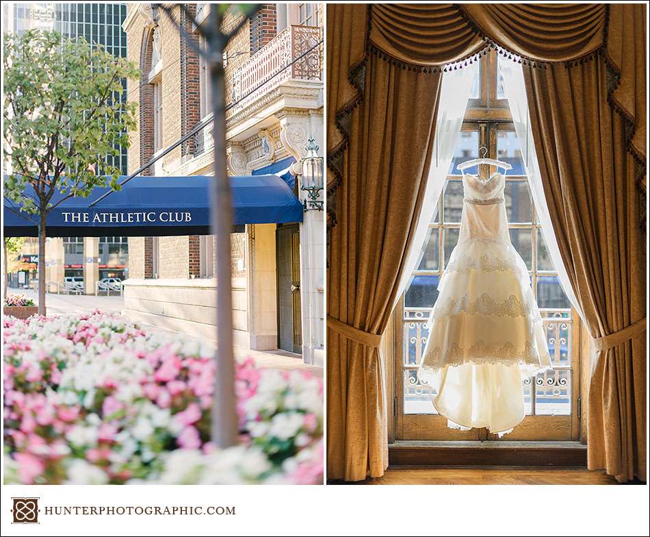 Columbus Athletic Club wedding by Hunter Photographic, a Columbus wedding photographer.