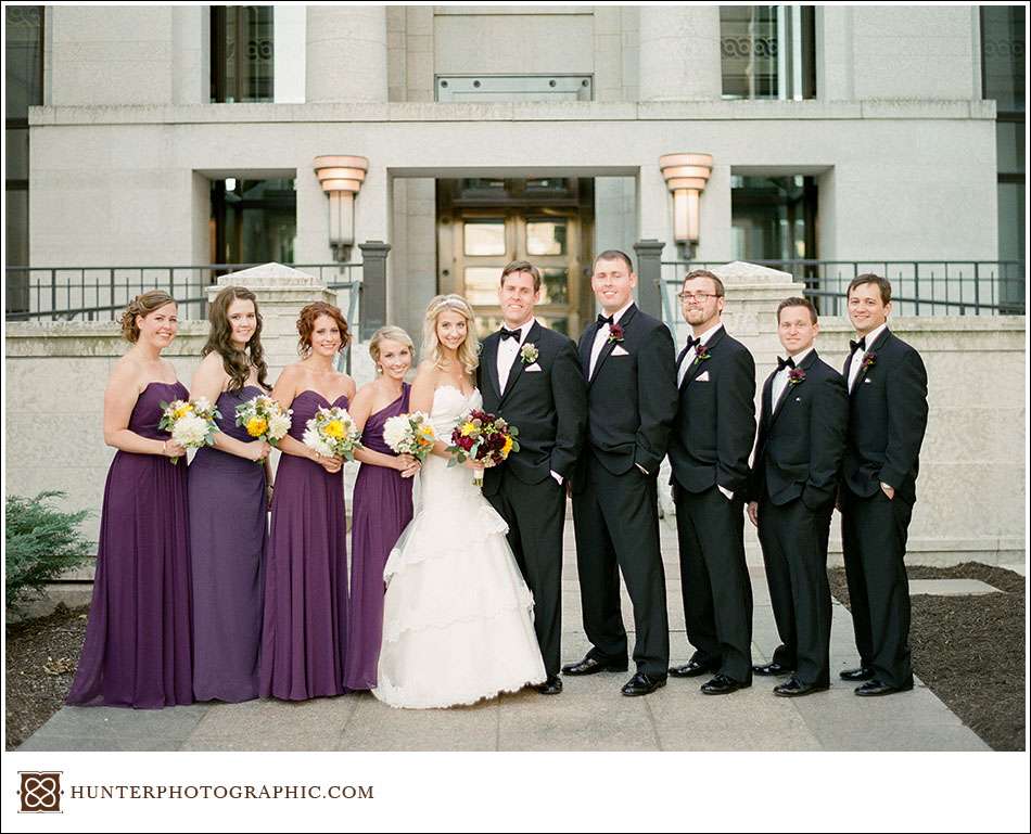 Columbus Athletic Club wedding by Hunter Photographic, a Columbus wedding photographer.