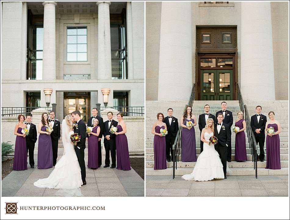 Columbus Athletic Club wedding by Hunter Photographic, a Columbus wedding photographer.