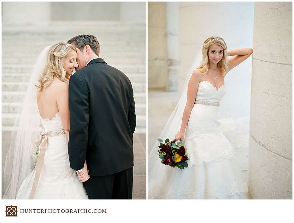 Columbus Athletic Club wedding by Hunter Photographic, a Columbus wedding photographer.