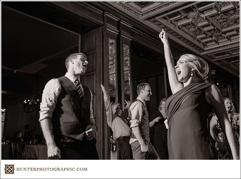 Columbus Athletic Club wedding by Hunter Photographic, a Columbus wedding photographer.