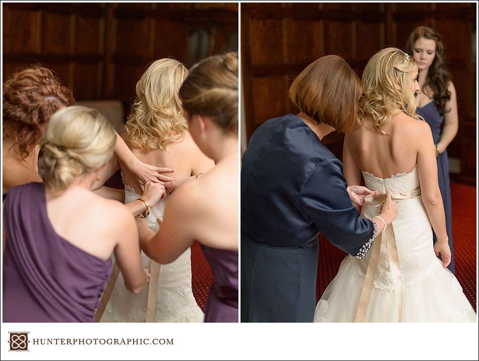 Columbus Athletic Club wedding by Hunter Photographic, a Columbus wedding photographer.