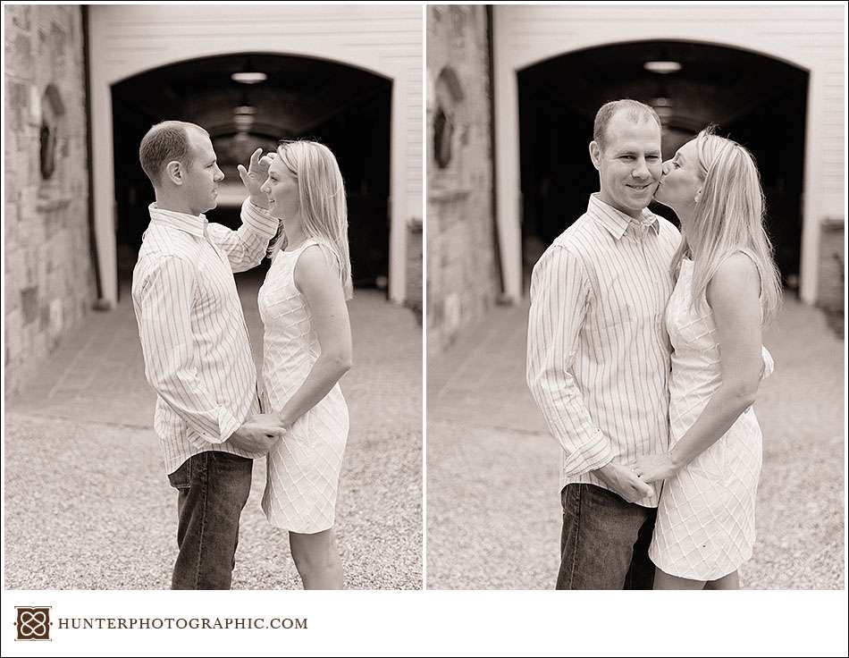 Katie and Matt's engagement session at Craighead Farm in Novelty, Ohio