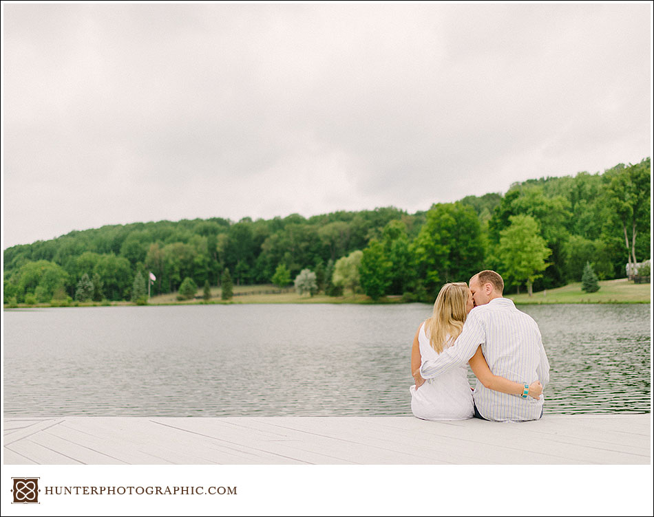 Katie and Matt's engagement session at Craighead Farm in Novelty, Ohio