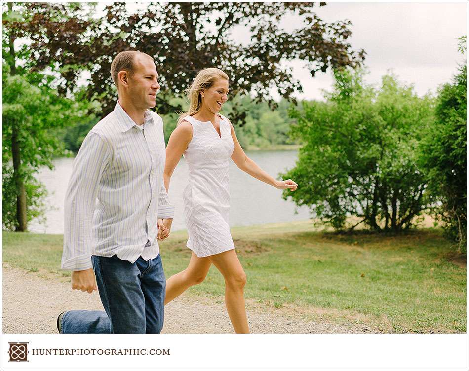 Katie and Matt's engagement session at Craighead Farm in Novelty, Ohio