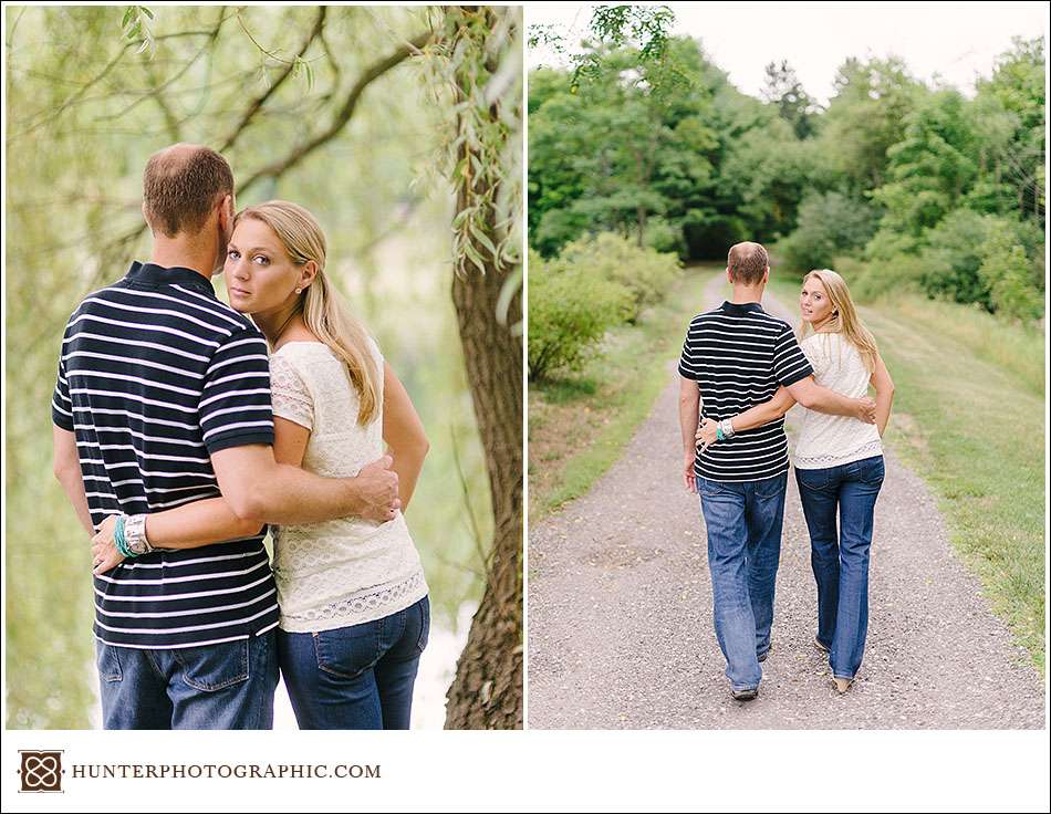 Katie and Matt's engagement session at Craighead Farm in Novelty, Ohio