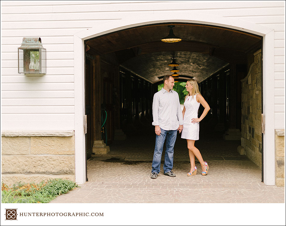 Katie and Matt's engagement session at Craighead Farm in Novelty, Ohio