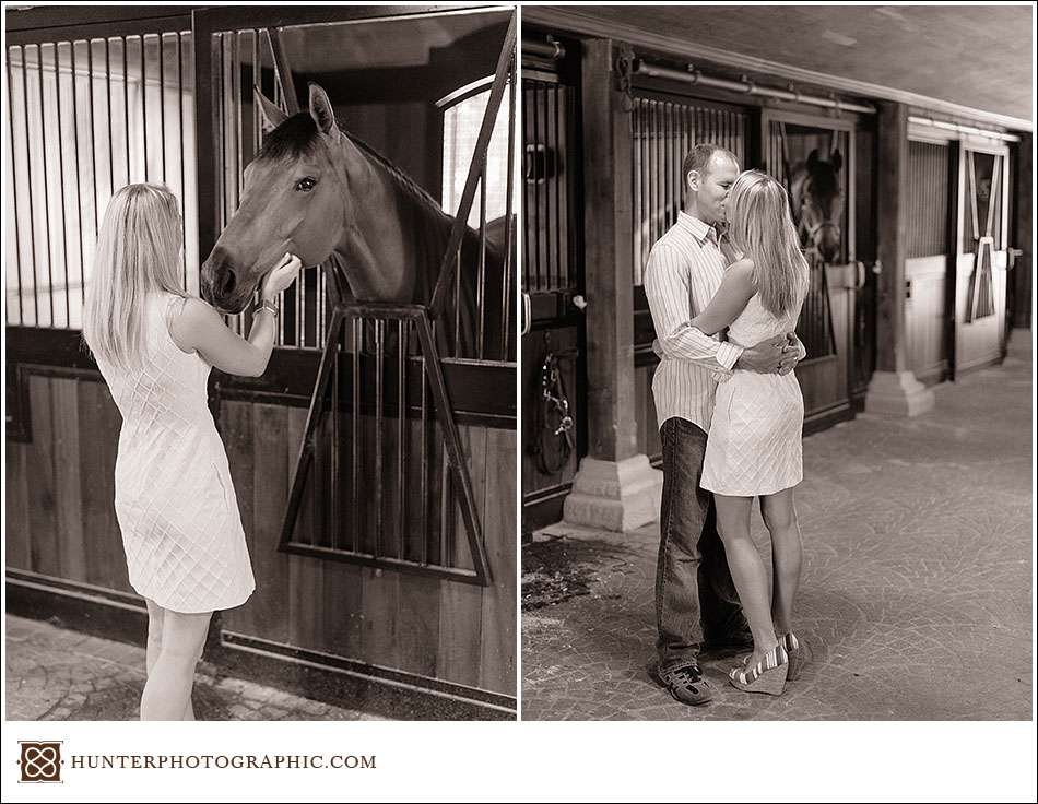 Katie and Matt's engagement session at Craighead Farm in Novelty, Ohio