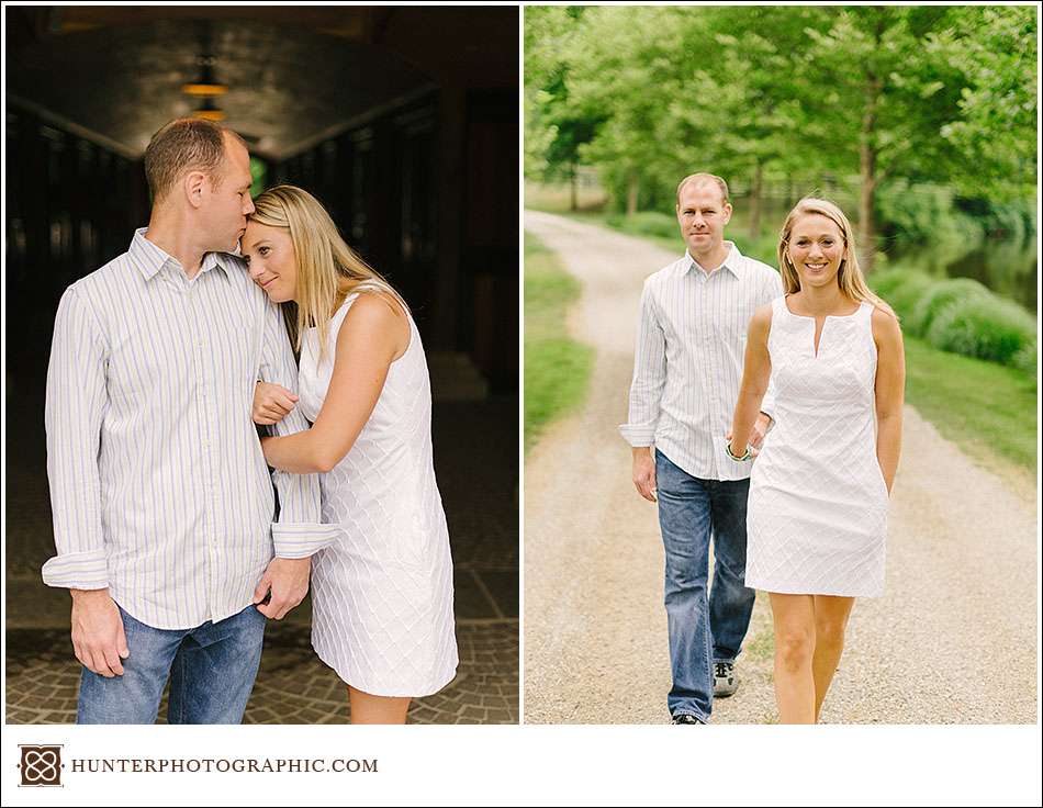 Katie and Matt's engagement session at Craighead Farm in Novelty, Ohio