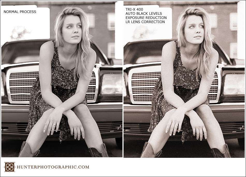 VSCO film sample images with before and after from Hunter Photographic