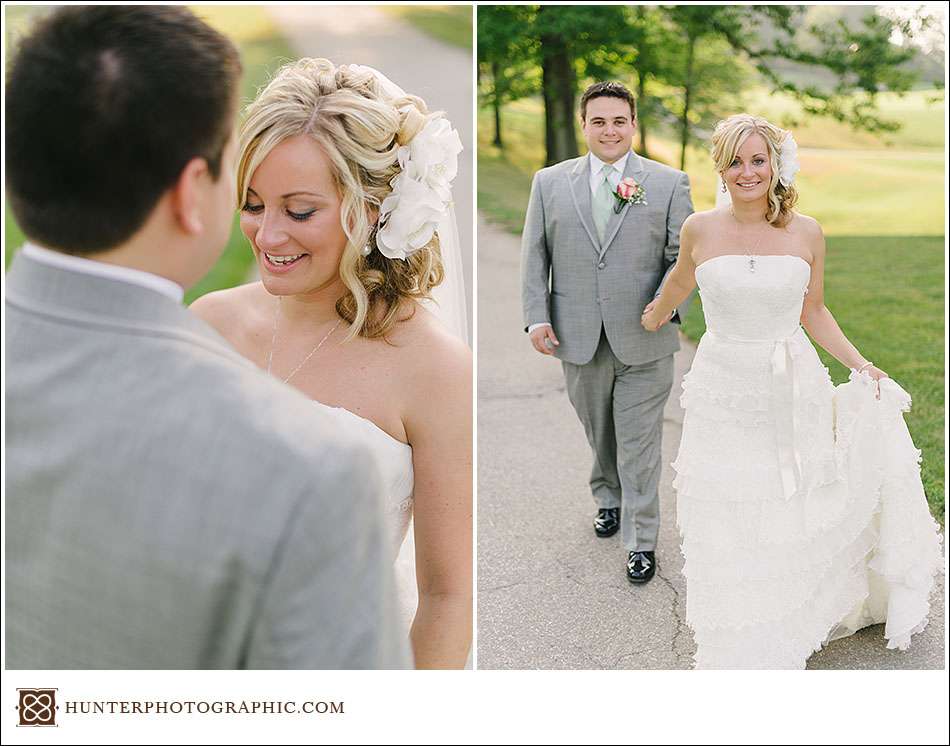 Jessica and Bobby's evening wedding at Manakiki Golf Club in Willoughby Hills