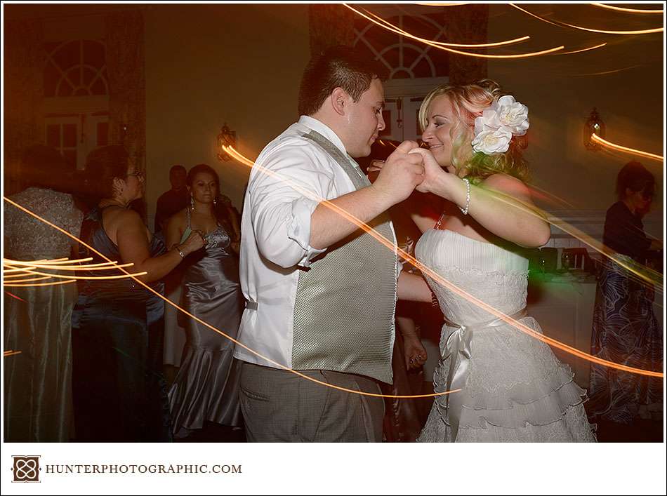 Jessica and Bobby's evening wedding at Manakiki Golf Club in Willoughby Hills