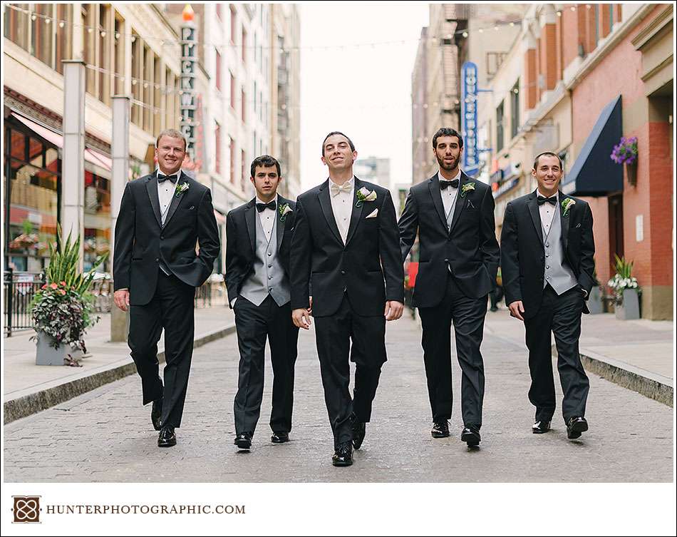 Joanna and David's Hyatt Arcade wedding in downtown Cleveland