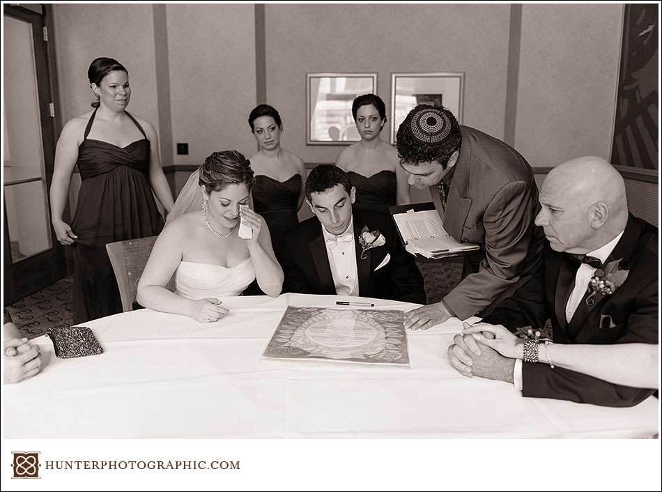 Joanna and David's Hyatt Arcade wedding in downtown Cleveland