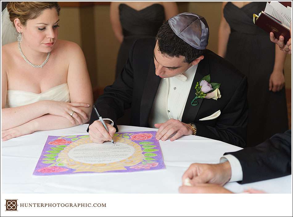 Joanna and David's Hyatt Arcade wedding in downtown Cleveland