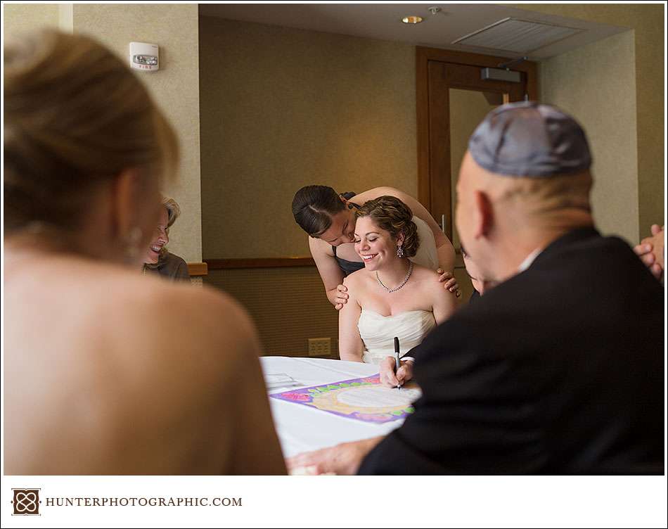 Joanna and David's Hyatt Arcade wedding in downtown Cleveland