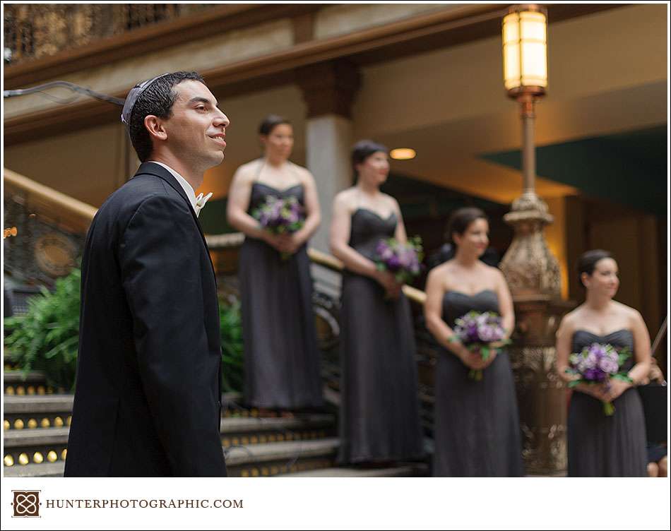 Joanna and David's Hyatt Arcade wedding in downtown Cleveland