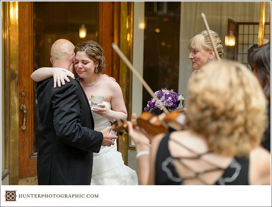 Joanna and David's Hyatt Arcade wedding in downtown Cleveland