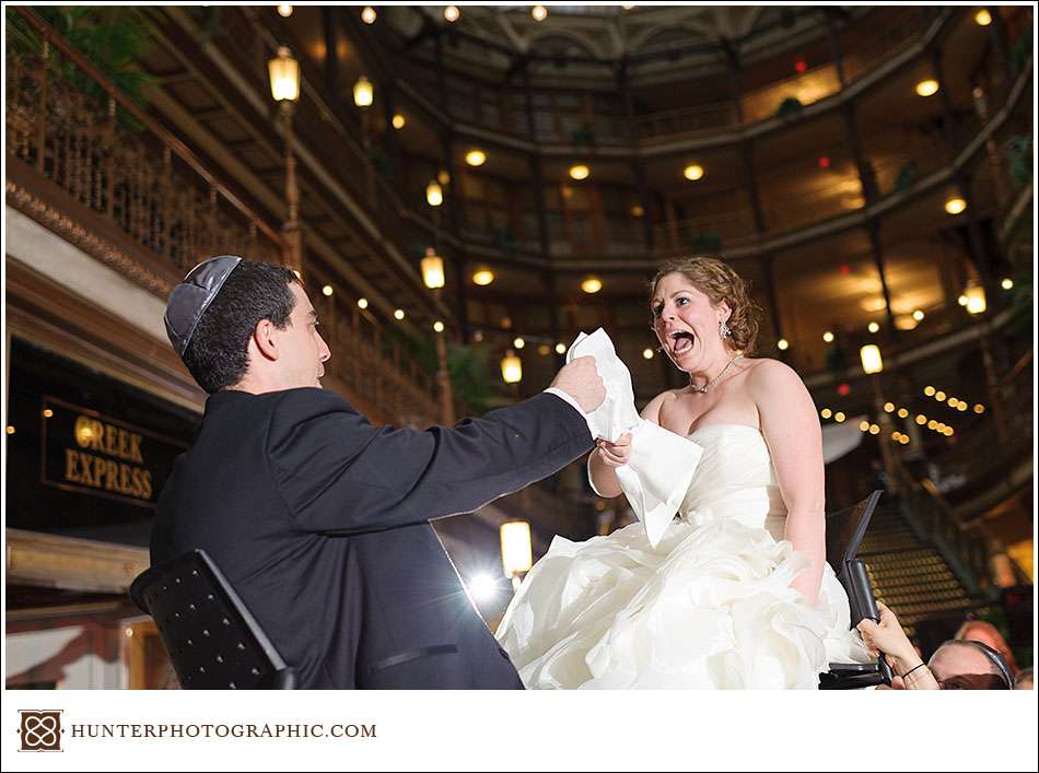 Joanna and David's Hyatt Arcade wedding in downtown Cleveland