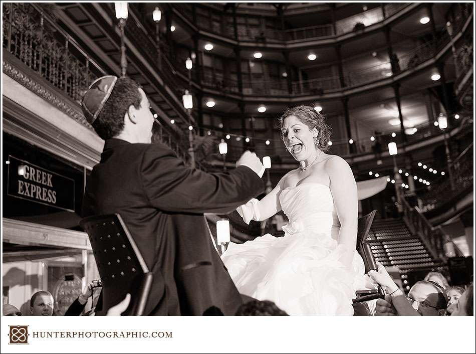 Joanna and David's Hyatt Arcade wedding in downtown Cleveland