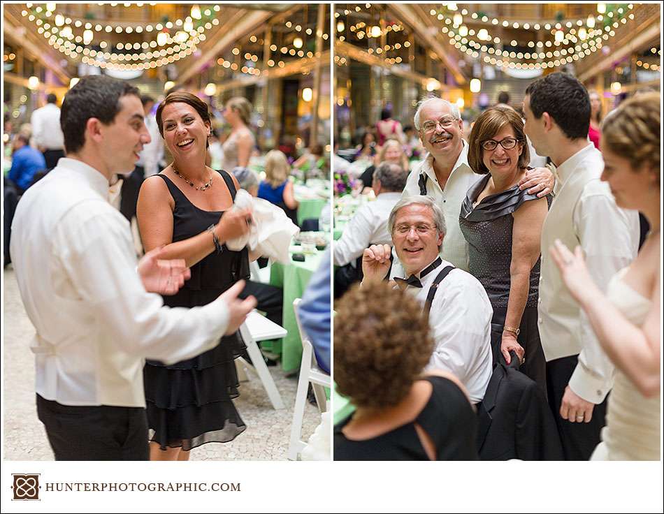 Joanna and David's Hyatt Arcade wedding in downtown Cleveland