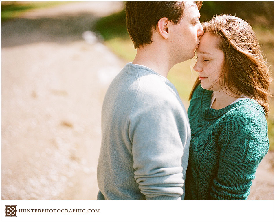 Kelsey and Zac - Sunny Spring Engagement Photos on the Farm