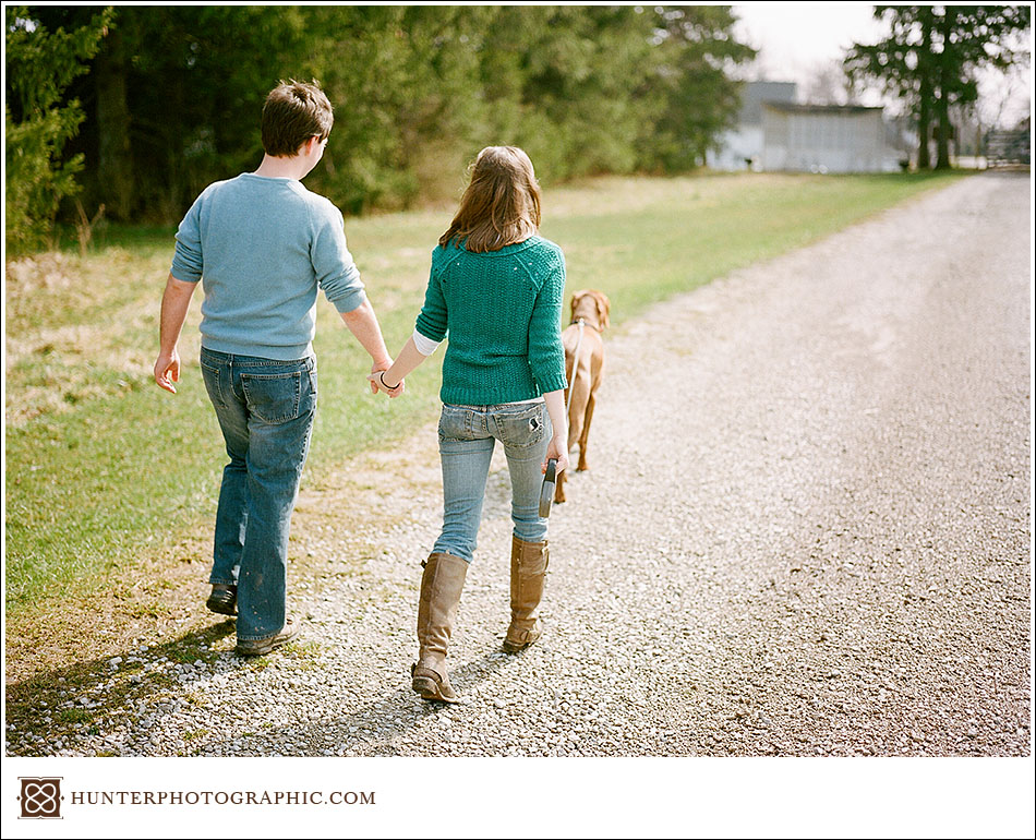 Kelsey and Zac - Sunny Spring Engagement Photos on the Farm