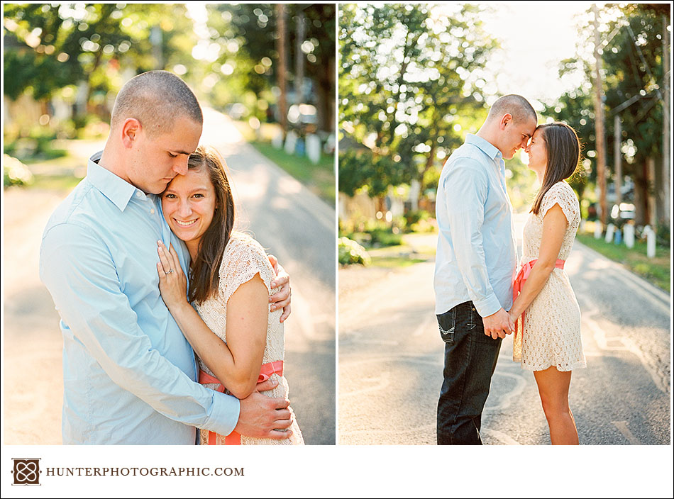 Lakeside, Ohio summer engagement session with Renee and Cheney
