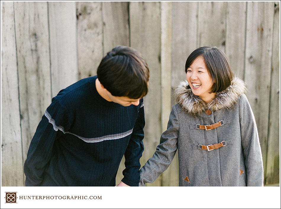 Makiko & Dylan - engagement photos south of Cleveland
