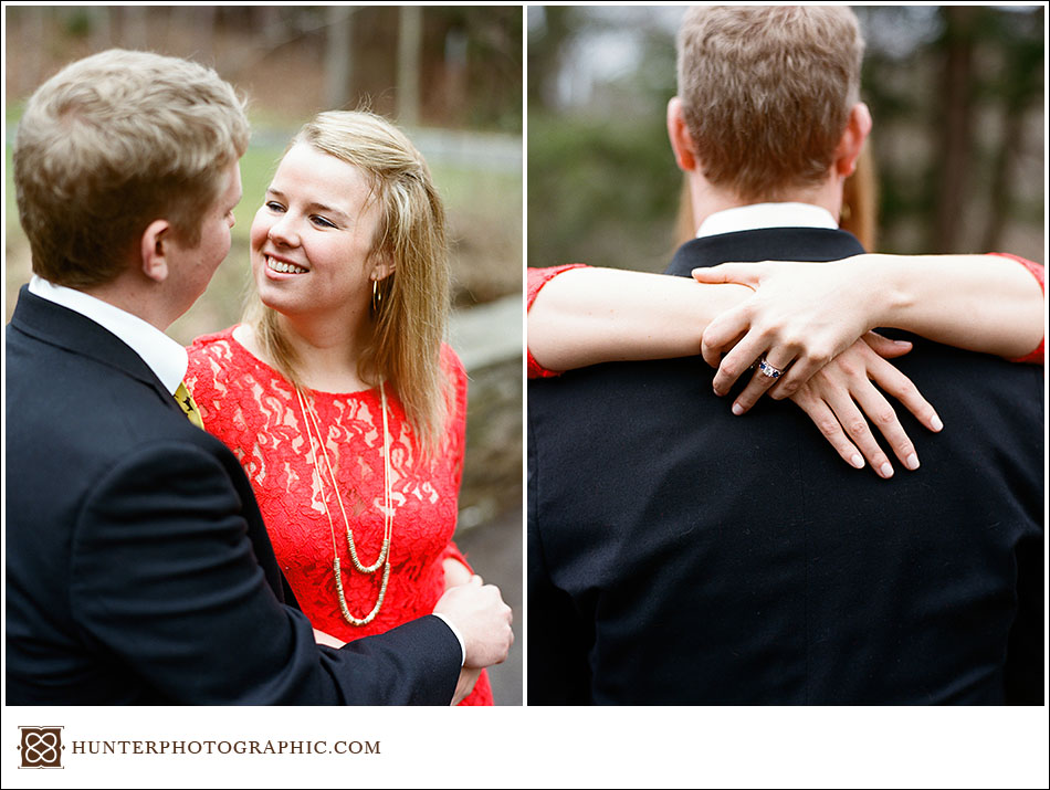 Meredith Gibson and Hunter Cavell engagement session
