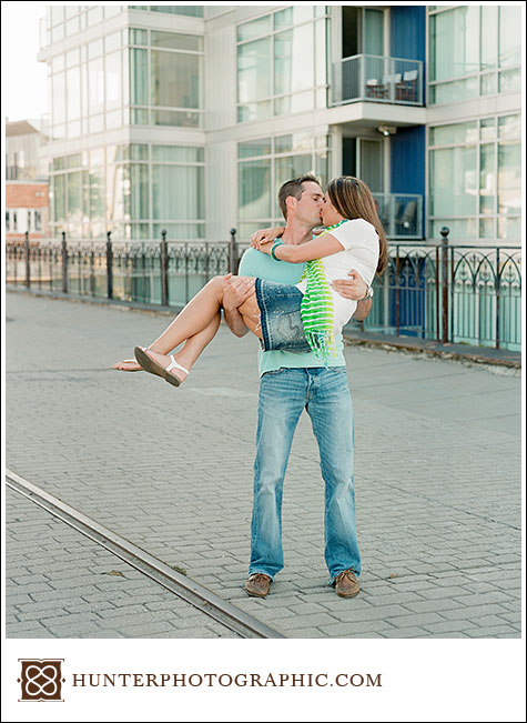Good by summer with a single frame from Natalie and Sean's summer engagement session.