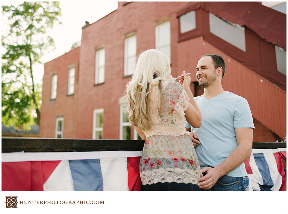 Sarah and Mike's engagement session at Holden Arboretum and Chagrin Falls