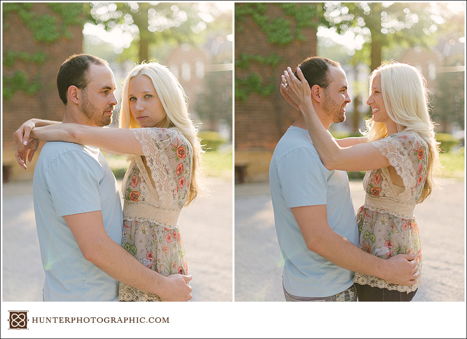 Sarah and Mike's engagement session at Holden Arboretum and Chagrin Falls
