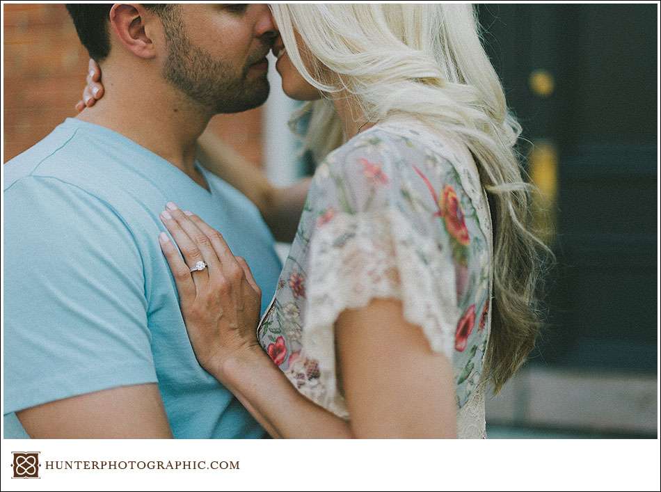 Sarah and Mike's engagement session at Holden Arboretum and Chagrin Falls