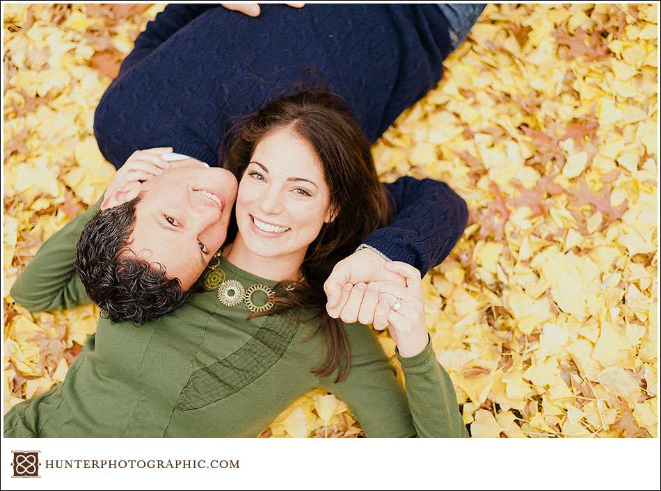 Stephanie and Ben - music lovers engagement session in Cleveland