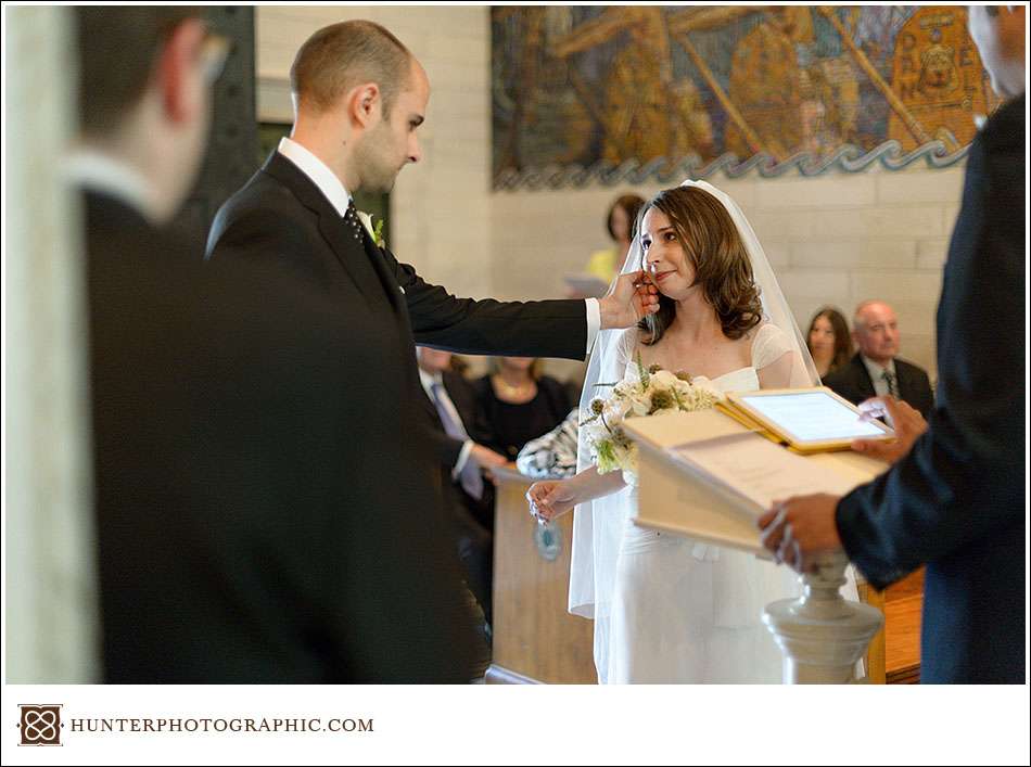 Stephanie and Ryan's downtown Cleveland wedding at Greenhouse Tavern