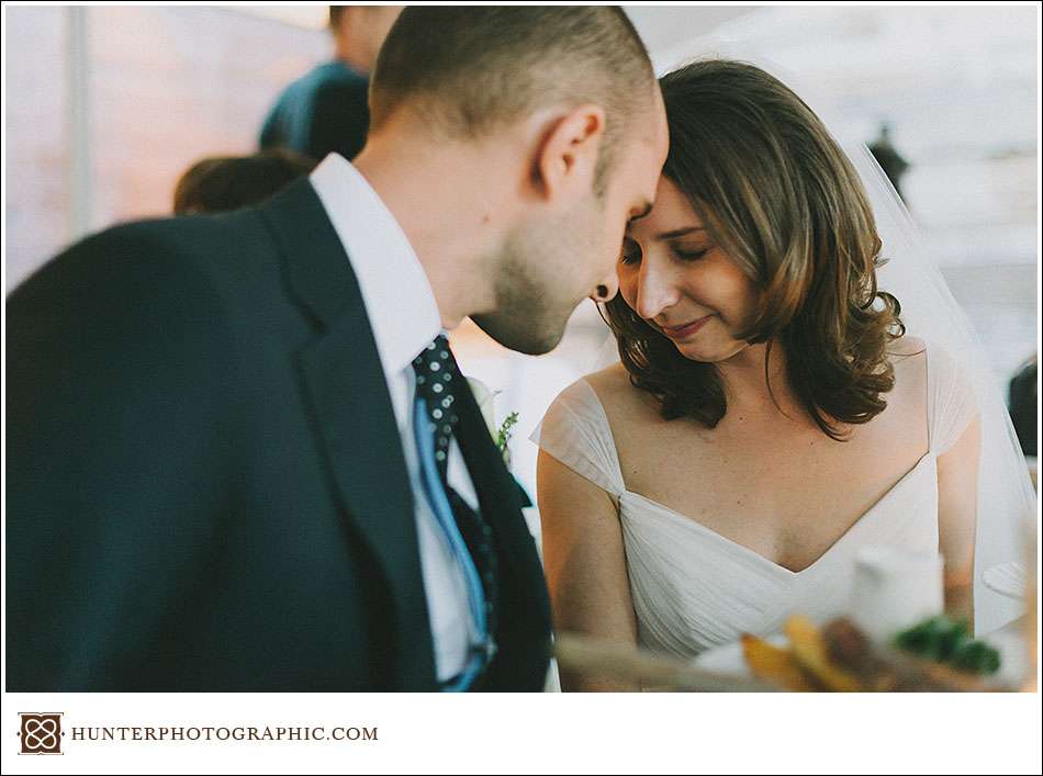 Stephanie and Ryan's downtown Cleveland wedding at Greenhouse Tavern