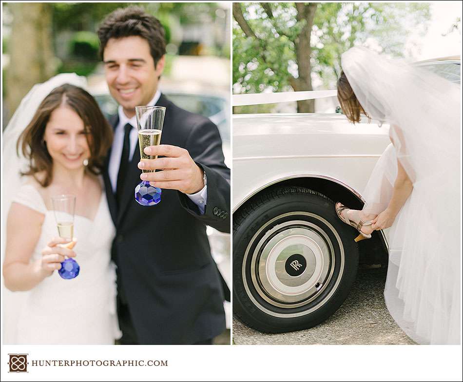 Stephanie and Ryan's downtown Cleveland wedding at Greenhouse Tavern