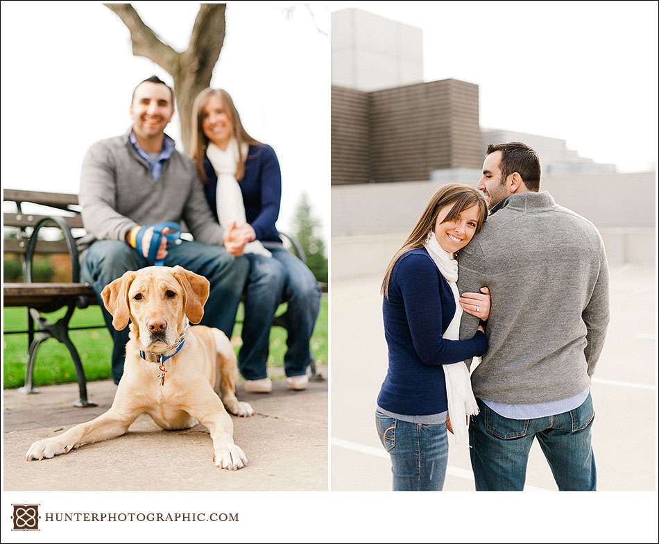 Tara and Brian University Circle Engagement Session