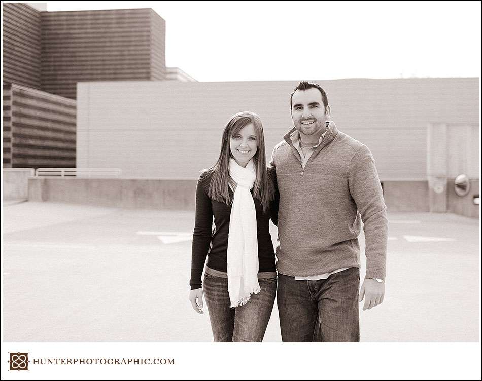 Tara and Brian University Circle Engagement Session