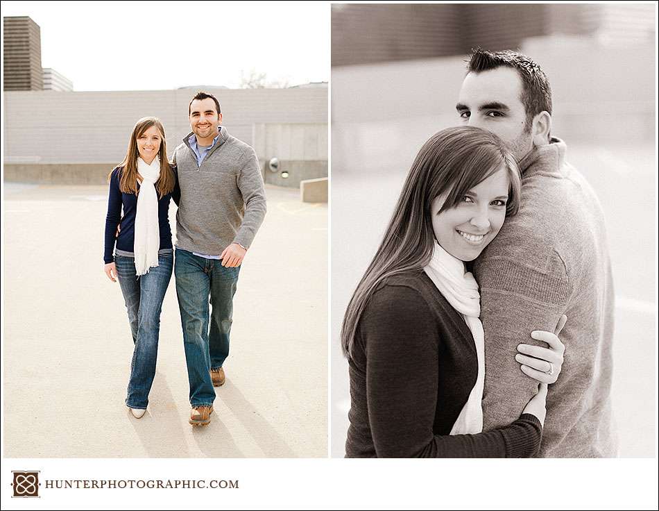 Tara and Brian University Circle Engagement Session