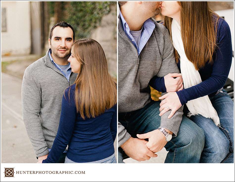 Tara and Brian University Circle Engagement Session