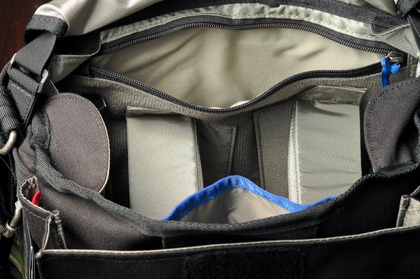 Retrospective 20 camera bag inner rear pocket by Hunter Harrison of Hunter Photographic - a Cleveland wedding photographer