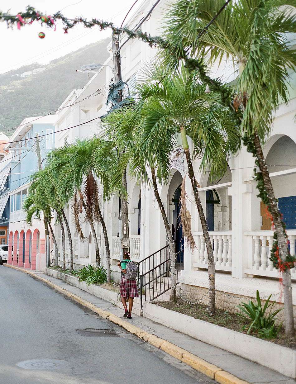 Travel photography in the British Virgin Islands while sailing