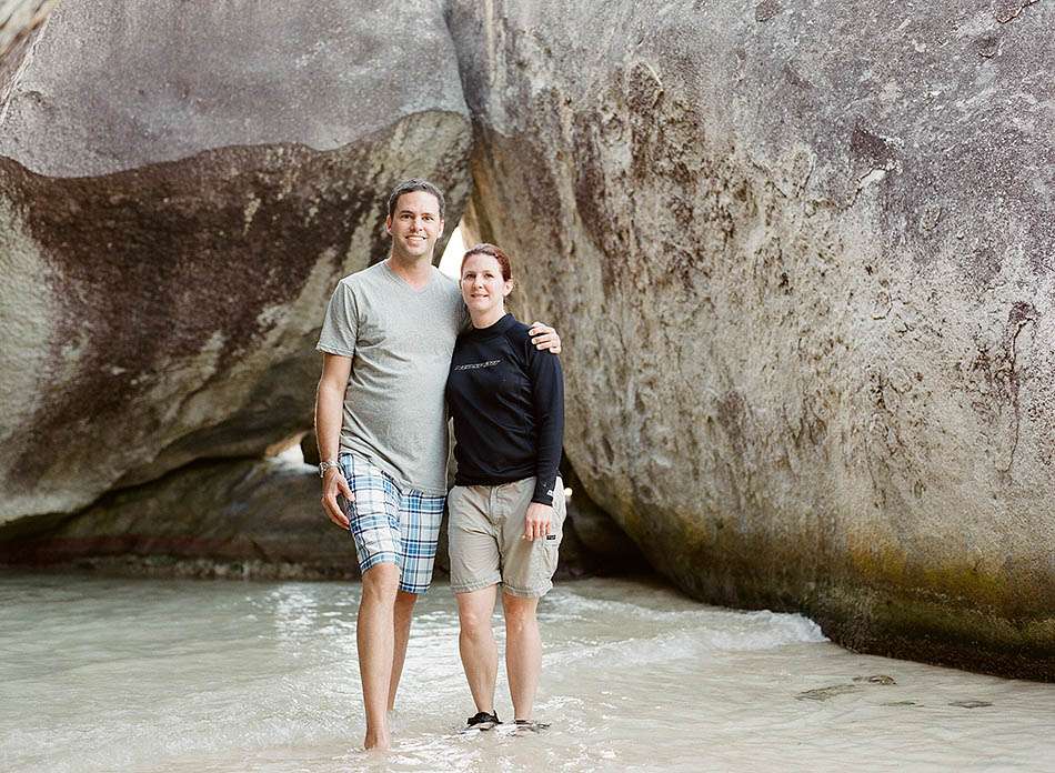 Travel photography in the British Virgin Islands while sailing