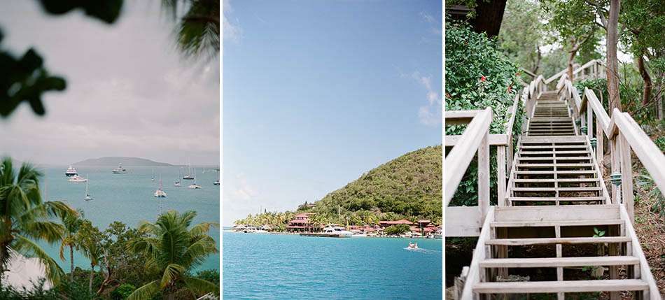 Travel photography in the British Virgin Islands while sailing