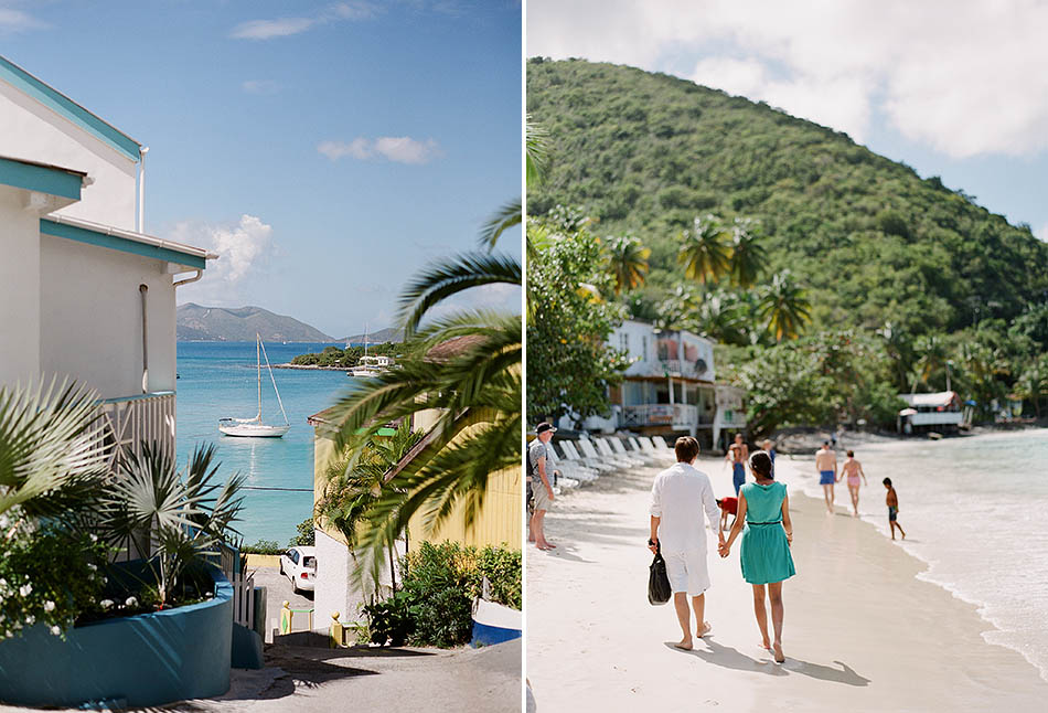 Travel photography in the British Virgin Islands while sailing