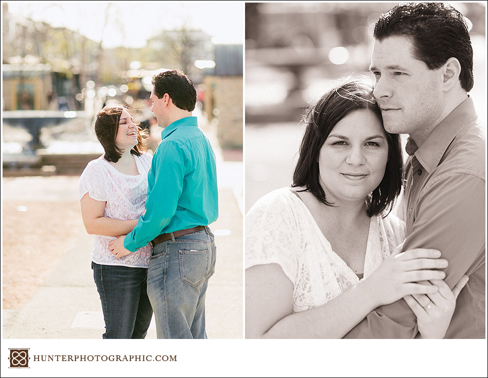 Victoria and Joshua - best friends engagement session along the shore
