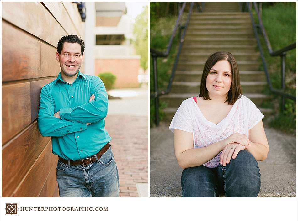 Victoria and Joshua - best friends engagement session along the shore